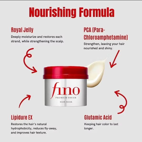 Fino Premium Touch Penetration Serum Hair Mask Hair Treatment 230g
