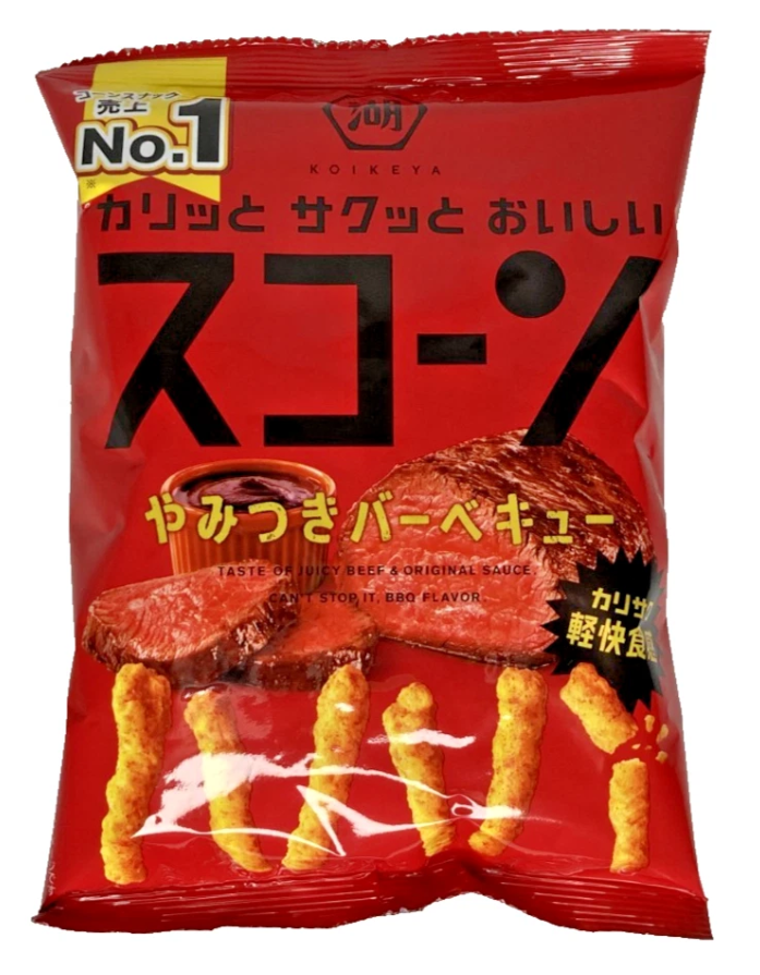 Koikeya Scone: Addictive BBQ (73g)*12 bags