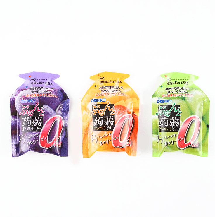 Orihiro Konjac Jelly - 3 Flavors (Kyoho Grape, Muscat, Mango) - 432g*3 bags