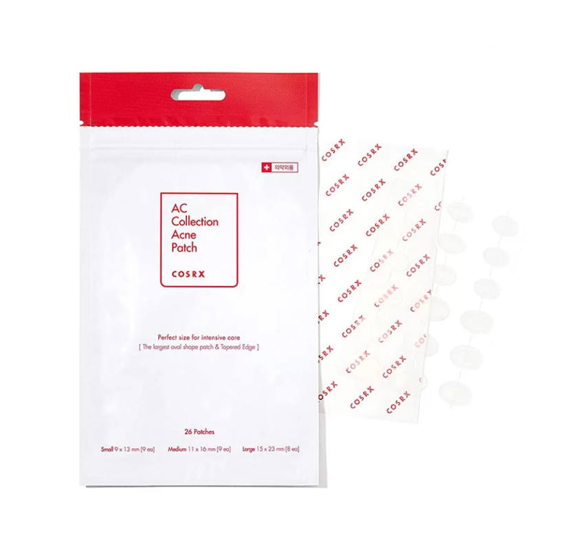 Acne Care Set, Lion 80g Foaming Cleanser + 24g Anti-Blemish Cream + 2 COSRX Hydrocolloid Pimple Patches, Full Coverage for Blemishes & Breakouts