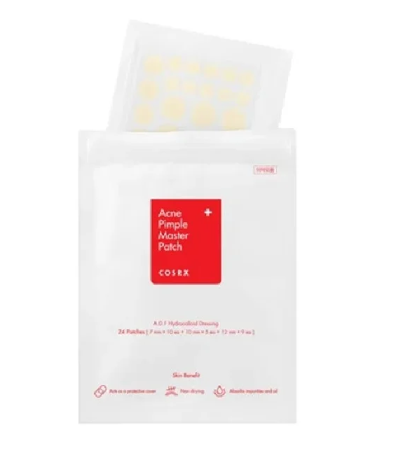 Acne Care Set, Lion 80g Foaming Cleanser + 24g Anti-Blemish Cream + 2 COSRX Hydrocolloid Pimple Patches, Full Coverage for Blemishes & Breakouts
