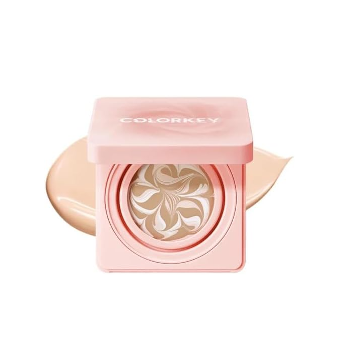 COLORKEY 4 In 1 All-in-One Makeup Set, Include Setting Spray*1 + Gloss Lip Tint*1 + Dual-ended Eyebrow Pencil *1+ Foundation Balm*1