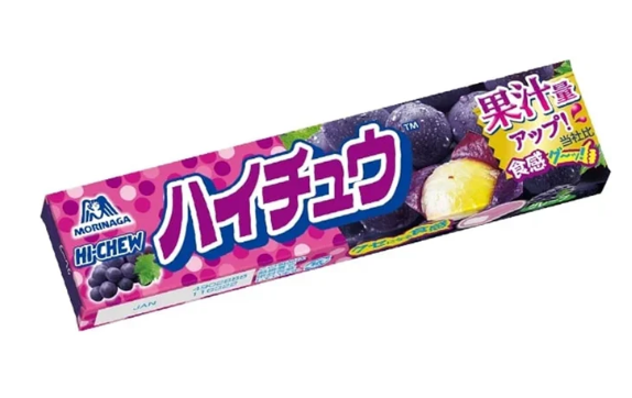 Morinaga Hi-Chew Grape Filled Soft Candy - 12 Pieces*6 packs