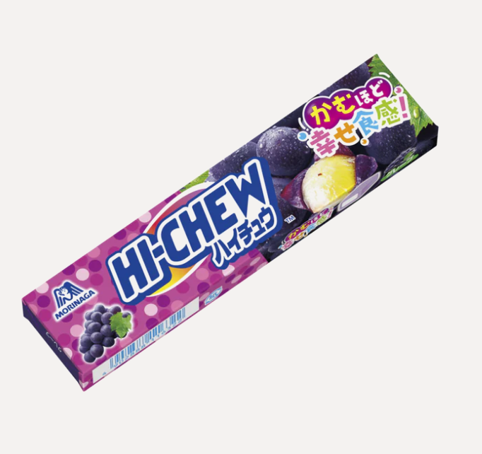 Morinaga Hi-Chew Grape Filled Soft Candy - 12 Pieces*6 packs