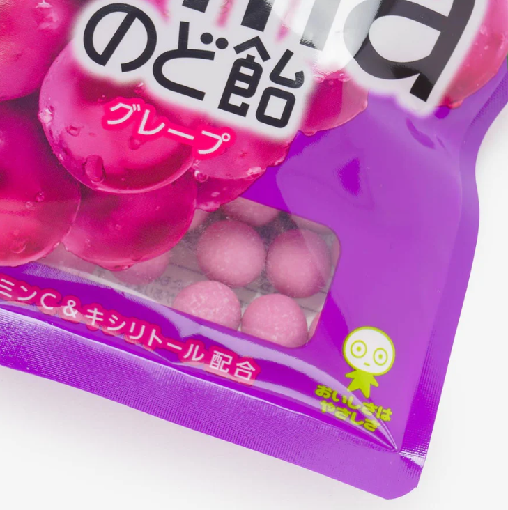 UHA e-ma Grape Throat Lozenges 50g X 6 bags