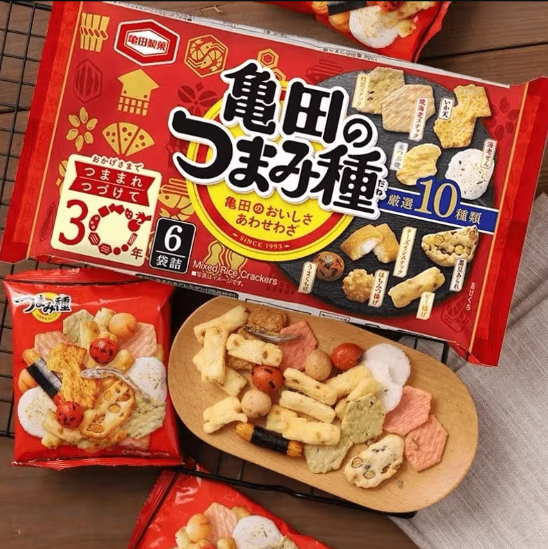 Kameda Rice Cracker Snack Selection 120G*6 bags