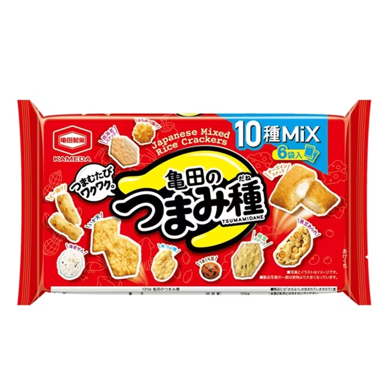 Kameda Rice Cracker Snack Selection 120G*6 bags