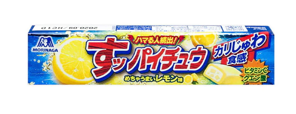 Morinaga Hi-Chew Lemon Flavor Chewy Candy - 12 Pieces x 6 packs