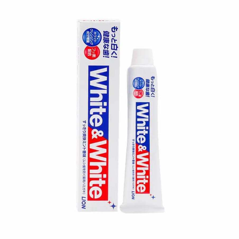 Lion White & White Toothpaste 150g*2 pcs