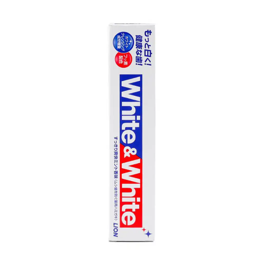 Lion White & White Toothpaste 150g*2 pcs