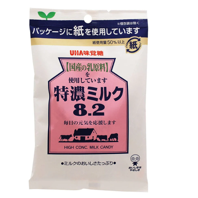 UHA High Concentration Milk Candy - 90g *6 packs