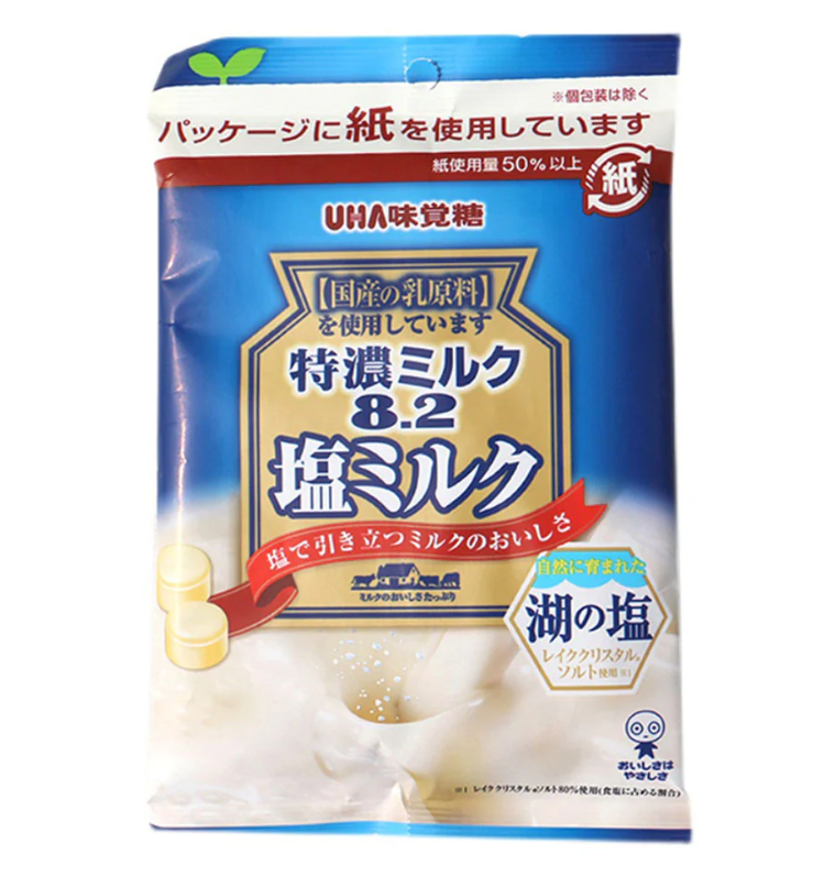 UHA Taste Sugar Milk Salt Flavour Candy 80g*6 packs