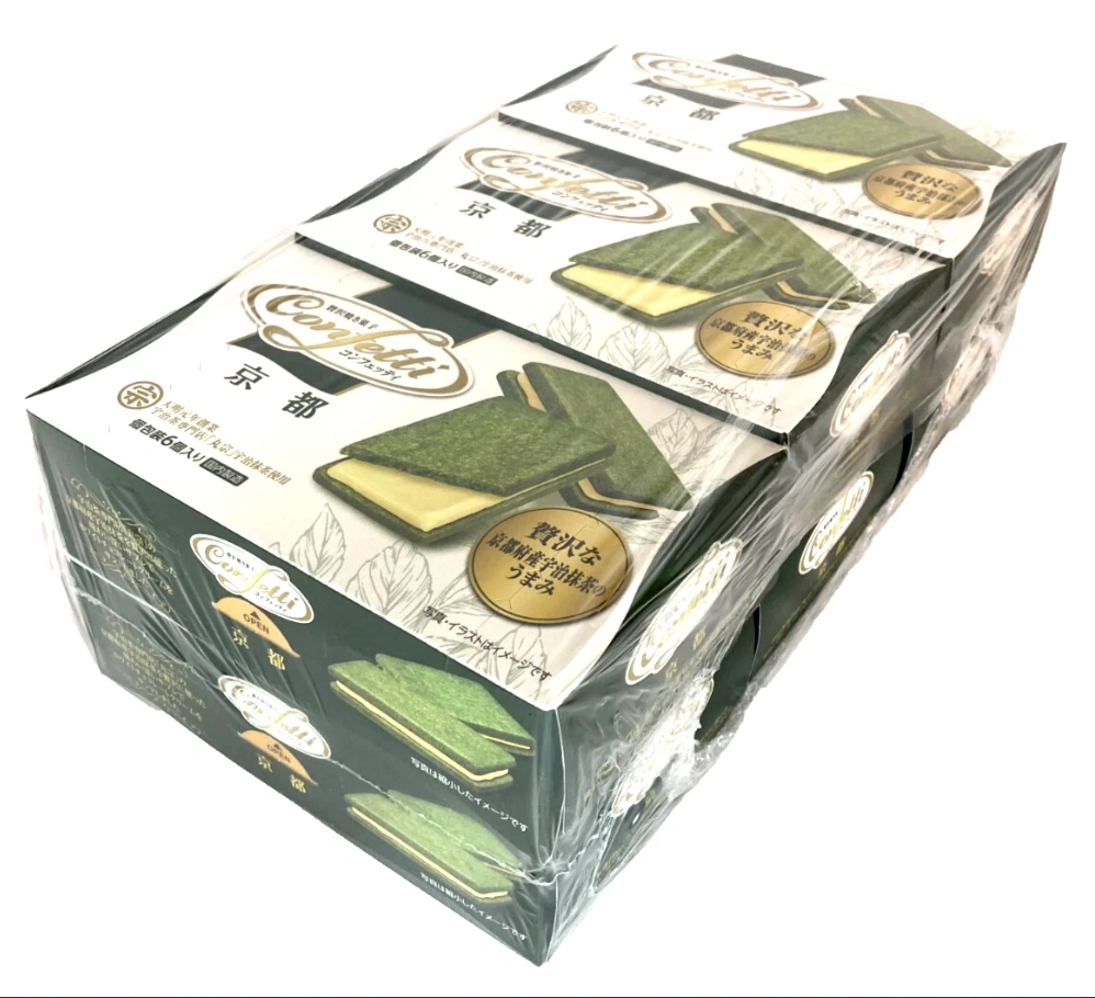 Ito Seika Confetti Kyoto Matcha Biscuits6 Pieces × 6 boxes