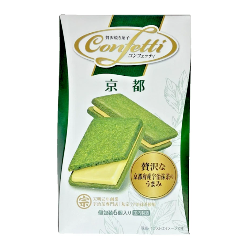 Ito Seika Confetti Kyoto Matcha Biscuits6 Pieces × 6 boxes
