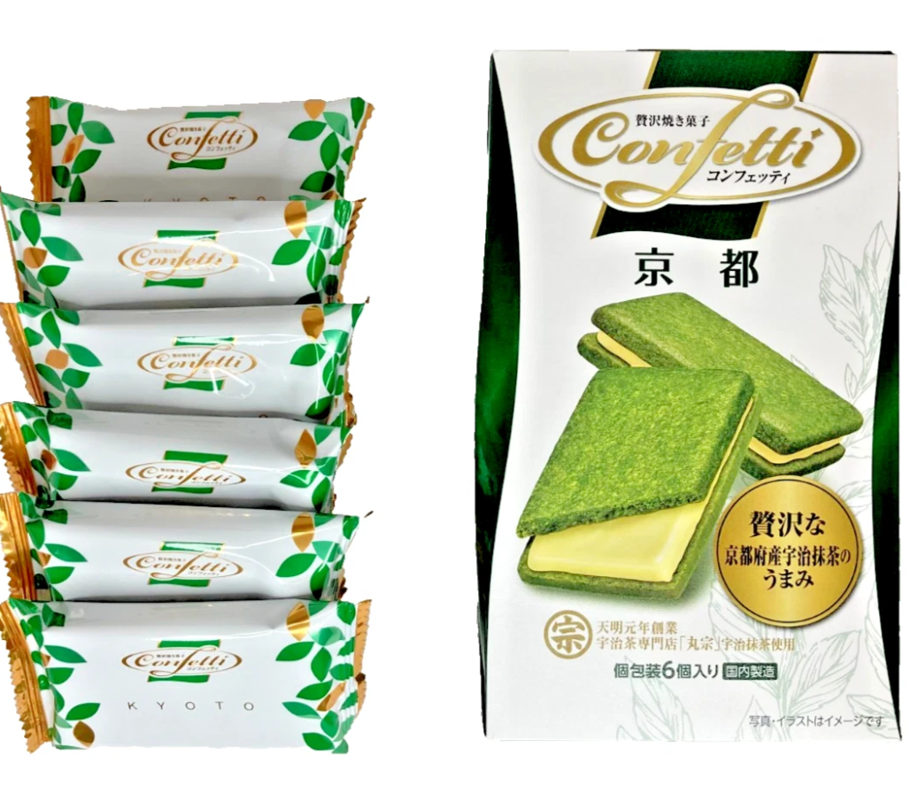 Ito Seika Confetti Kyoto Matcha Biscuits6 Pieces × 6 boxes