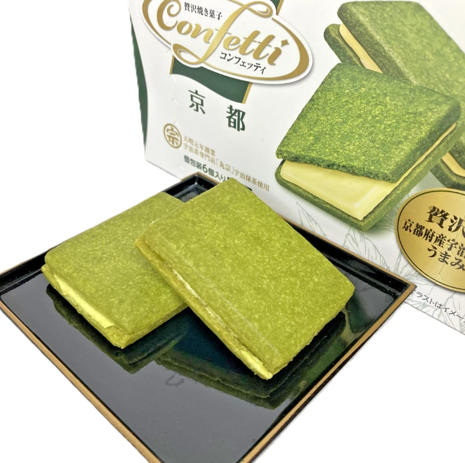 Ito Seika Confetti Kyoto Matcha Biscuits6 Pieces × 3 boxes