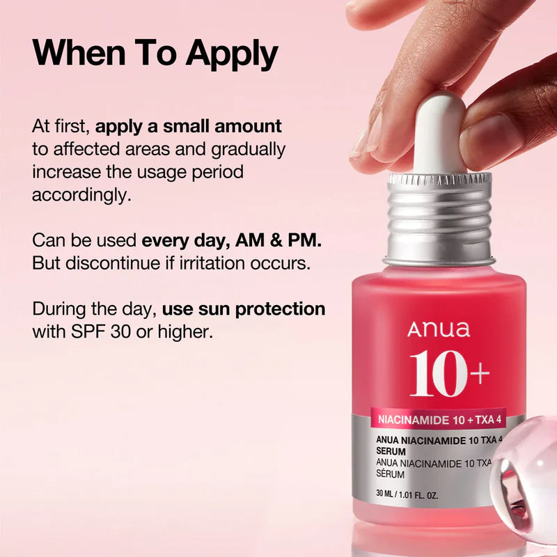 Anua Niacinamide 10% + TXA 4% Serum 30ml