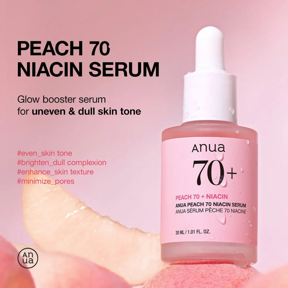 ANUA Peach 70 Niacinamide Serum,30ml