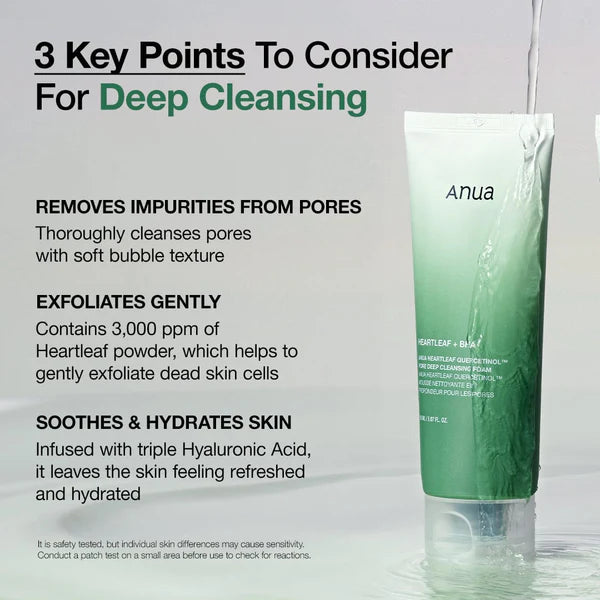 ANUA Heartleaf Pore Deep Cleansing Foam,150ml