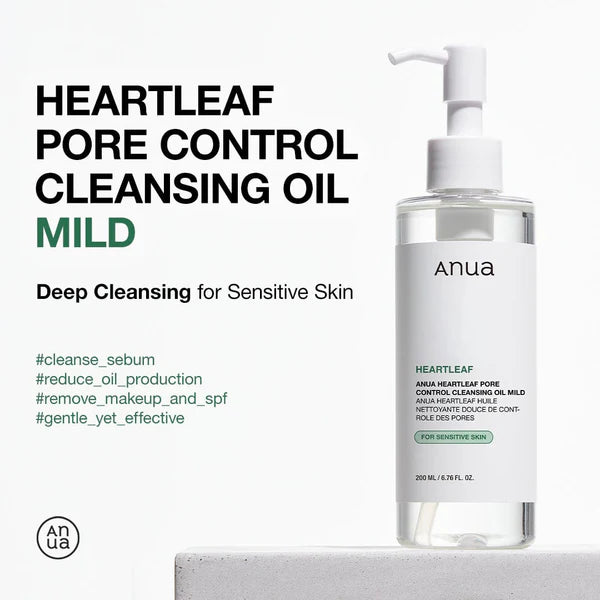 ANUA Heartleaf Pore Cleansing Oil MILD 200ml