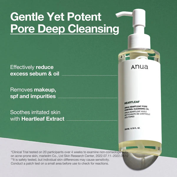 ANUA Heartleaf Pore Control Cleansing Oil, 200ml