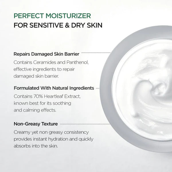 ANUA Heartleaf 70 Intense Calming Cream with Ceramide,50ml