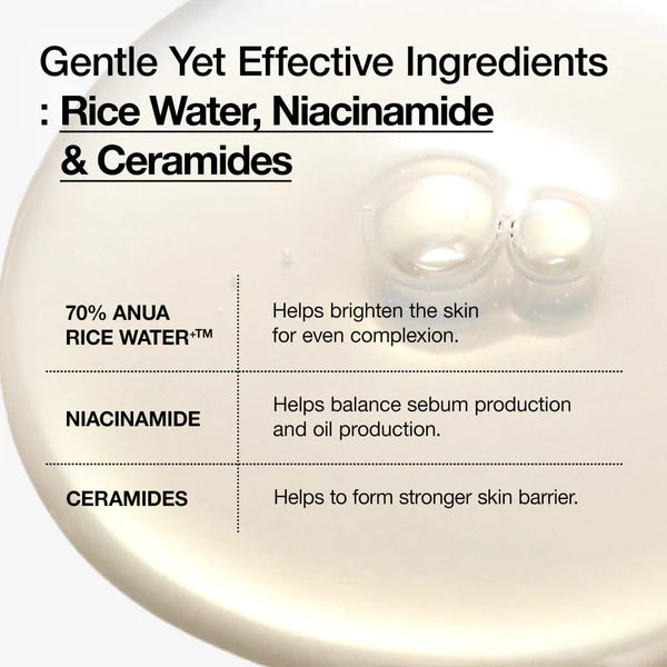 ANUA Rice 70 Glow Milky Toner, 250ml