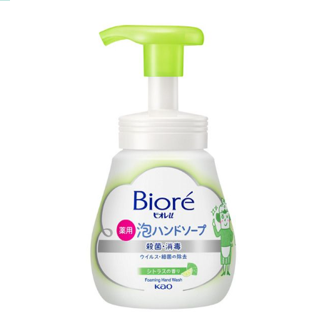 KAO Biore U Foaming Hand Soap Citrus Scent 250 ml