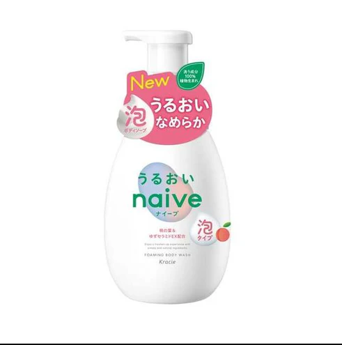 Kracie Naive Foaming Body Wash Moisturizing 600ML