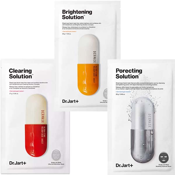 Dr.Jart Dermask Mask Sheet,3 Styles in 1 set