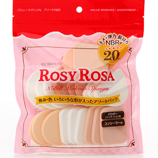 Rosy Rosa Value Sponge N Assorted NBR 20P