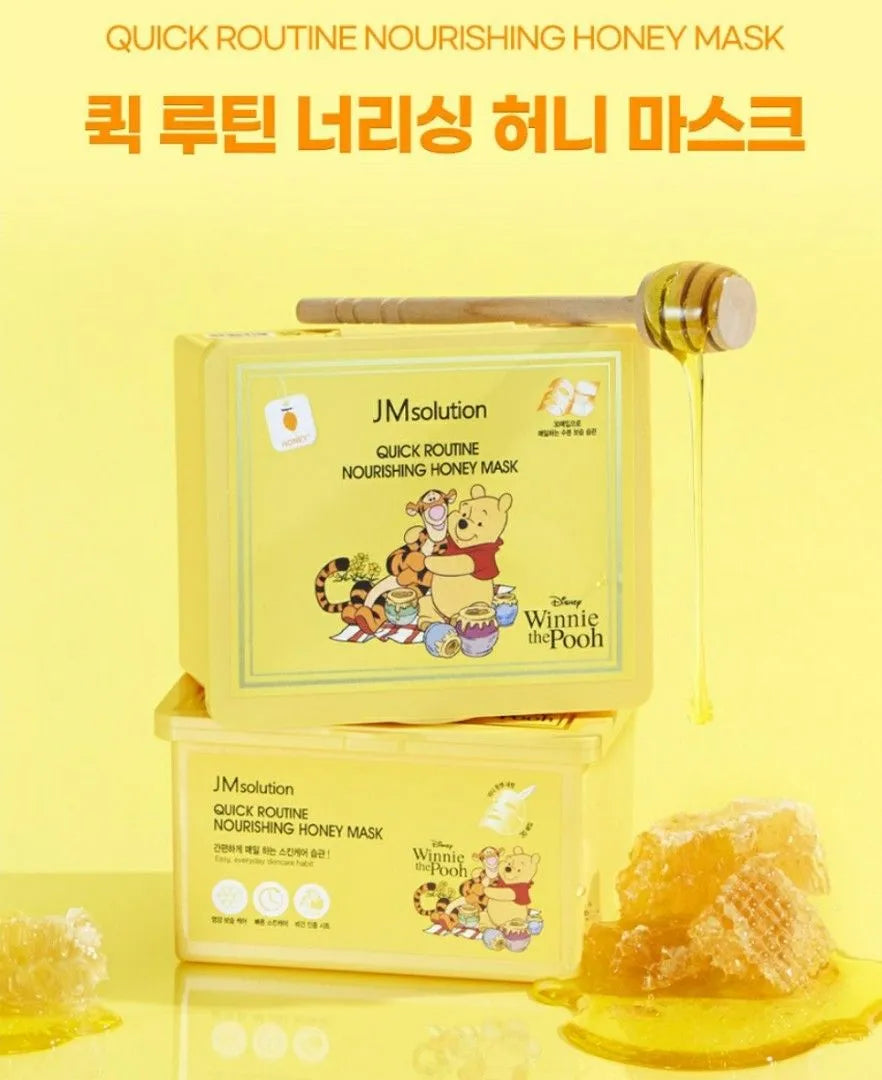 JM Solution Mask Disney Quick Routine Nourishing Honey,30 Pieces