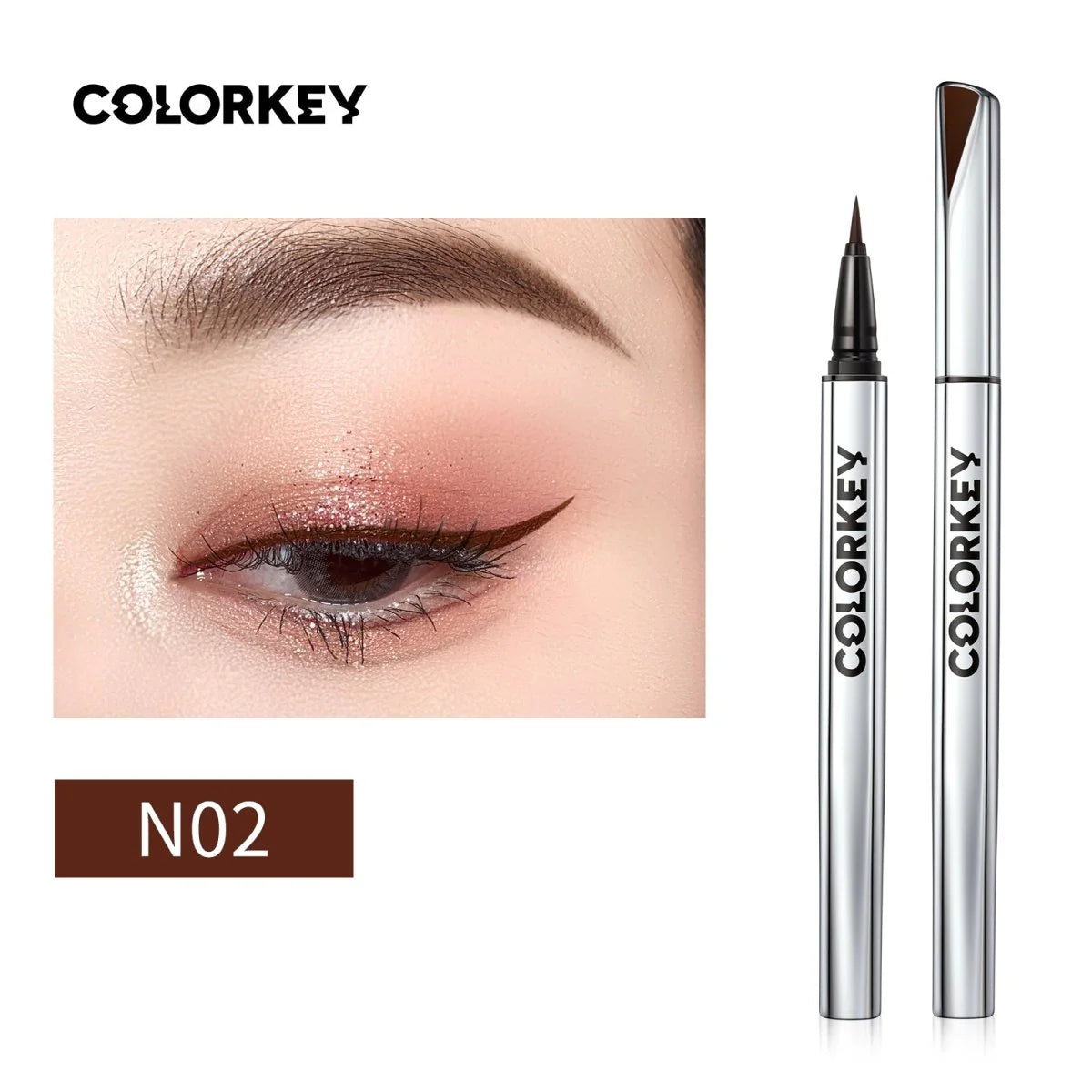 COLORKEY Floating Color Liquid Eyeliner N02 Brown