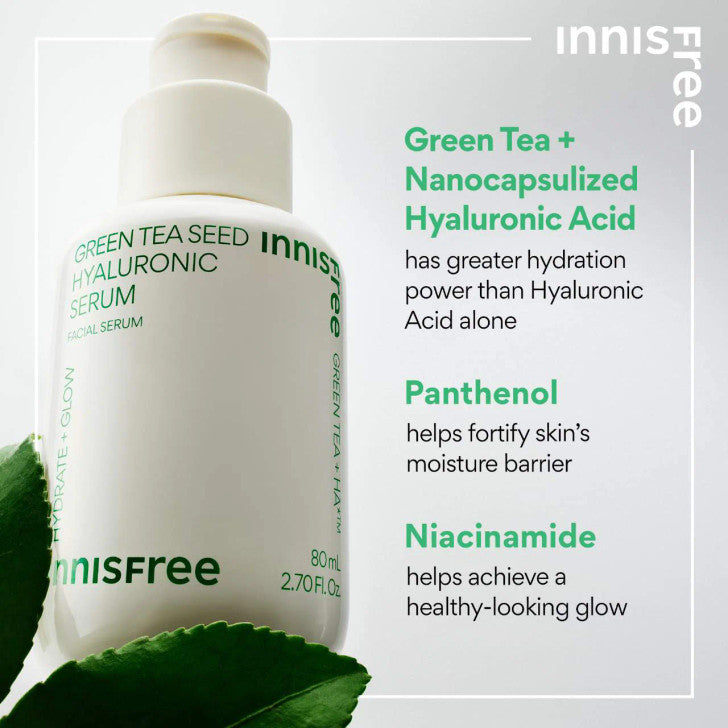 Innisfree Green Tea  Seed Hyaluronic Serum 80ml
