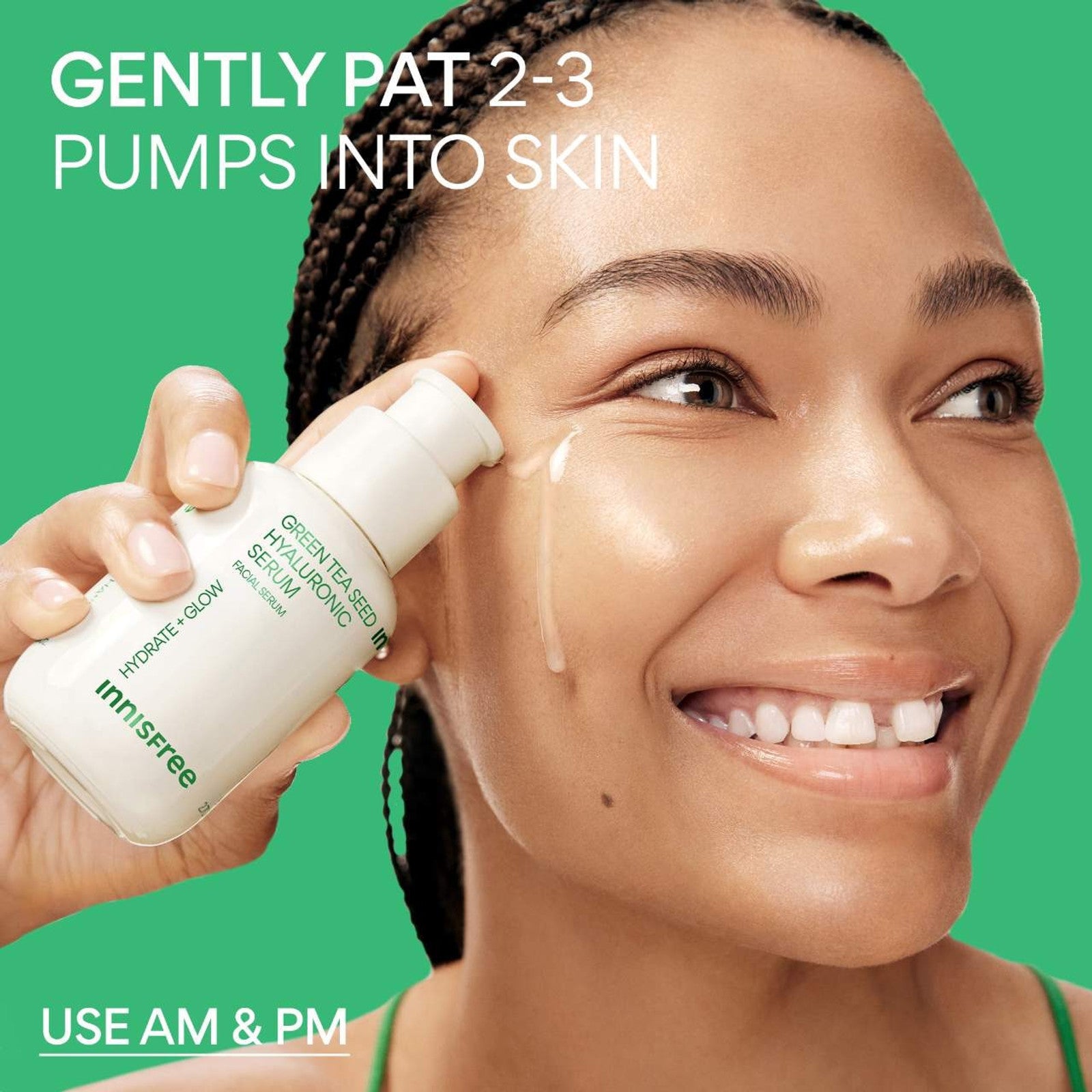 Innisfree Green Tea  Seed Hyaluronic Serum 80ml