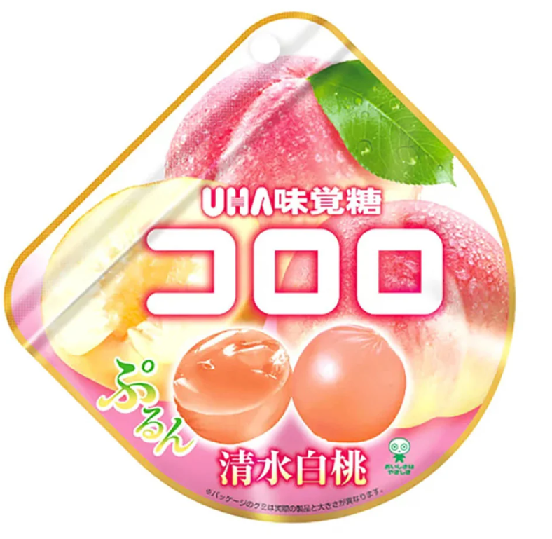 UHA Peach Flavored Gummy Candy - 40g X 6bags