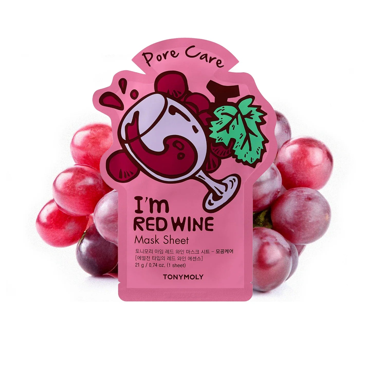 Tonymoly I AM RED WINE MASK SHEET , 1 Sheets
