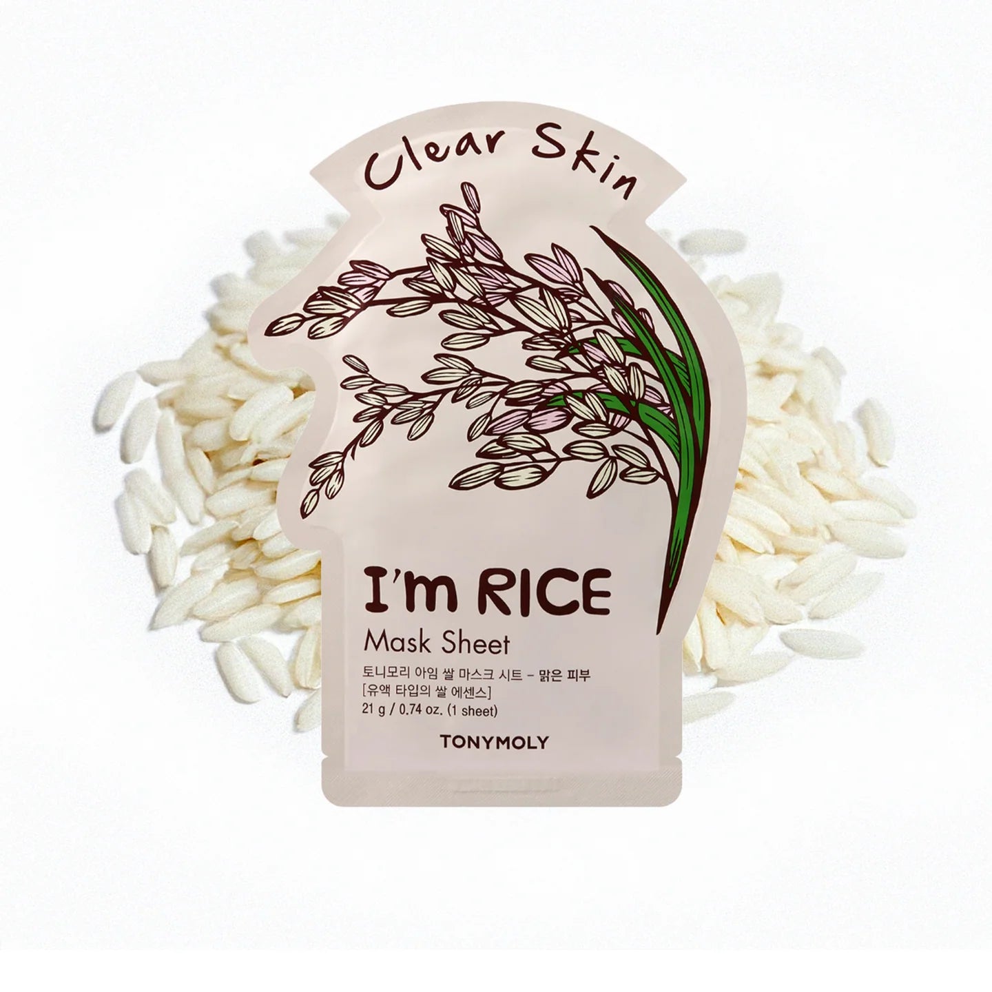 Tonymoly I AM RICE MASK SHEET,1 sheet