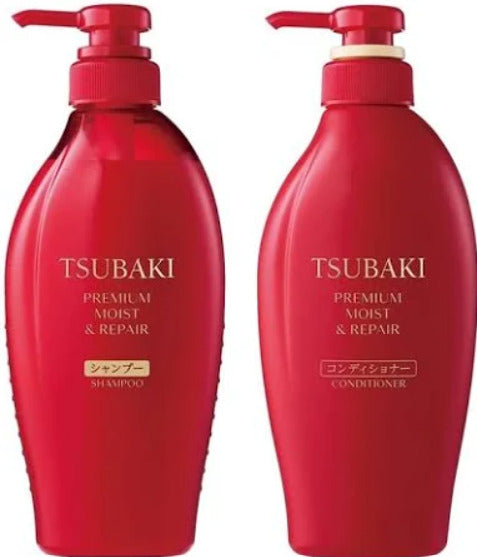 TSUBAKI Premium Moist & Repair Shampoo & Conditioner Set 450ml+450ml
