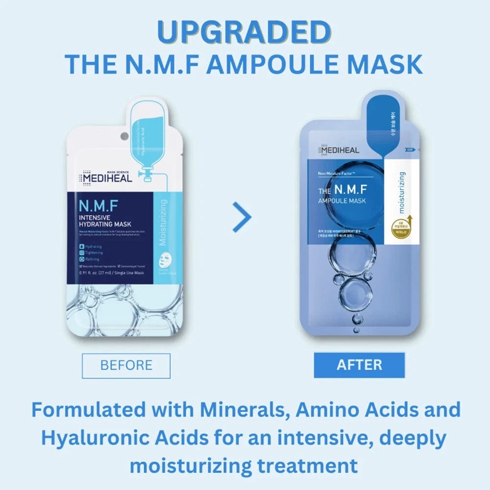 Mediheal The N.M.F. Ampoule Mask Sheet, 10-Pack