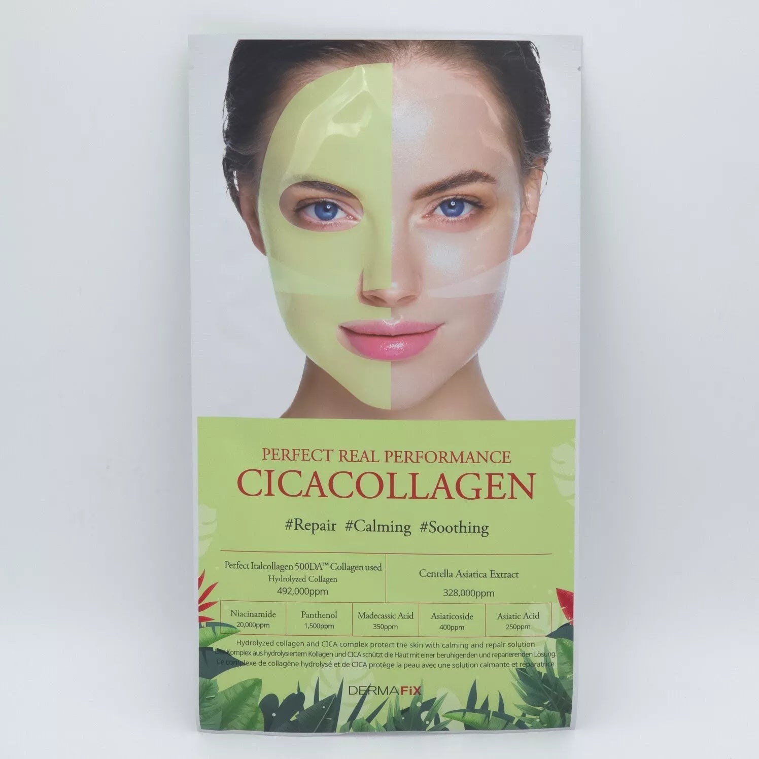 DERMAFIX Collagen Mask Centella Asiatica 8-Pack