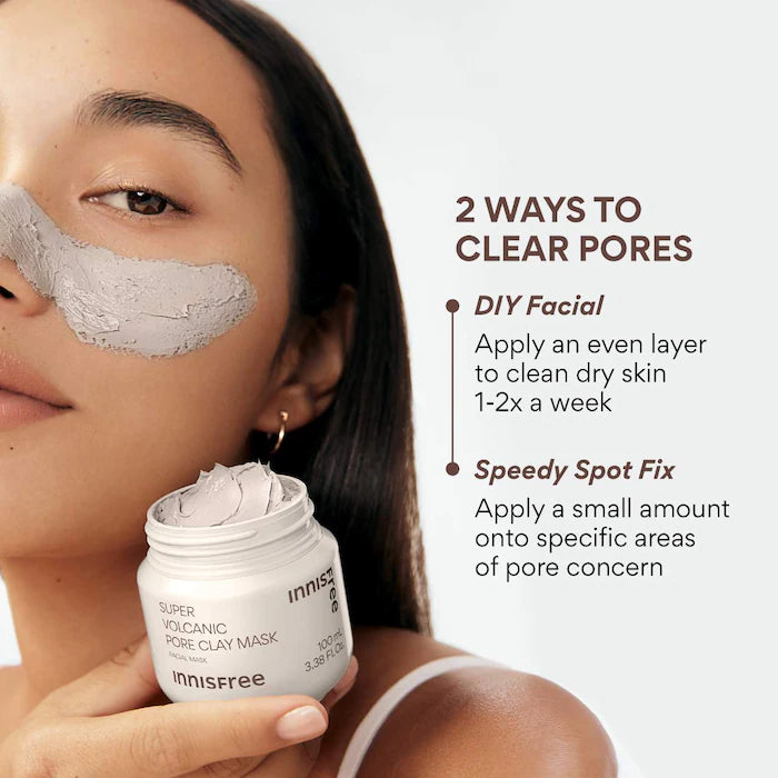 INNISFREE Super Volcanic Pore Clay Mask, 100ml