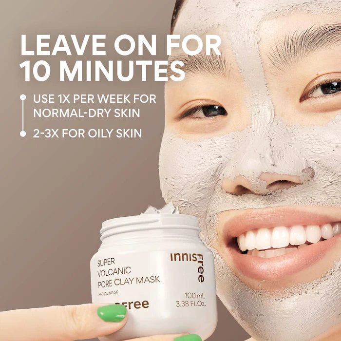 INNISFREE Super Volcanic Pore Clay Mask, 100ml