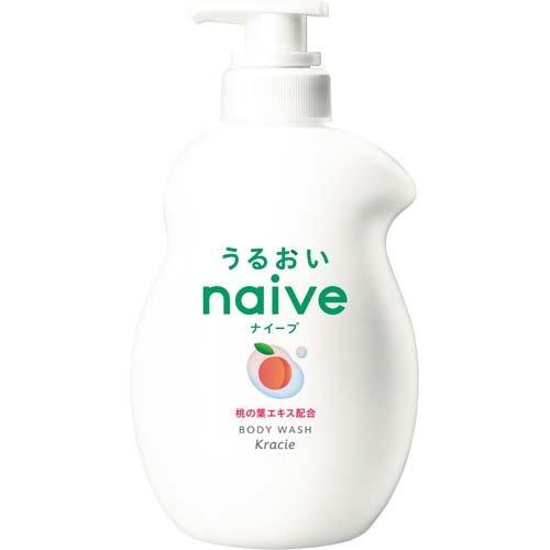 Kracie Naive Body Soap with Peach Leaf Extract 530mL