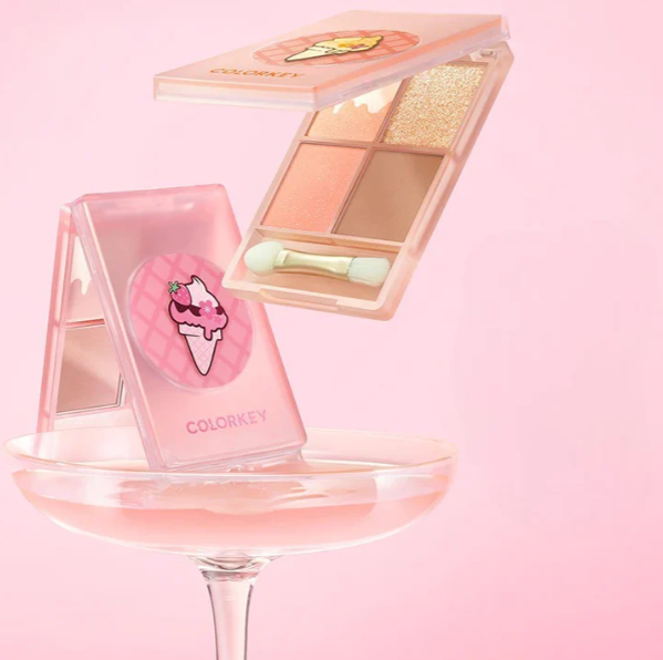 COLORKEY Pink Sweetie Ice Cream Series Eyeshadow Palette #03 Nama Choolate