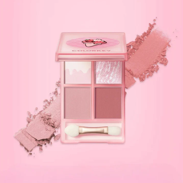 COLORKEY Pink Sweetie Ice Cream Series Eyeshadow Palette #01 Lychee Season
