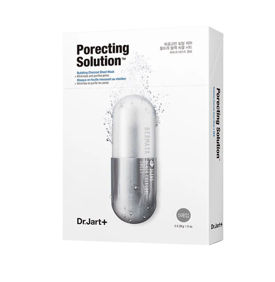 Dr. Jart+ Dermask Ultra Jet Porecting Solution Bubbling Charcoal Sheet Mask 5pcs