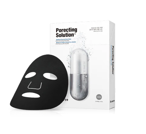 Dr. Jart+ Dermask Ultra Jet Porecting Solution Bubbling Charcoal Sheet Mask 5pcs